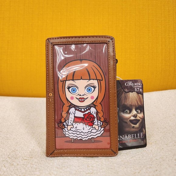Loungefly Annabelle Doll Box Cosplay Horror Movie Halloween Flap Wallet NEW - Picture 12 of 12